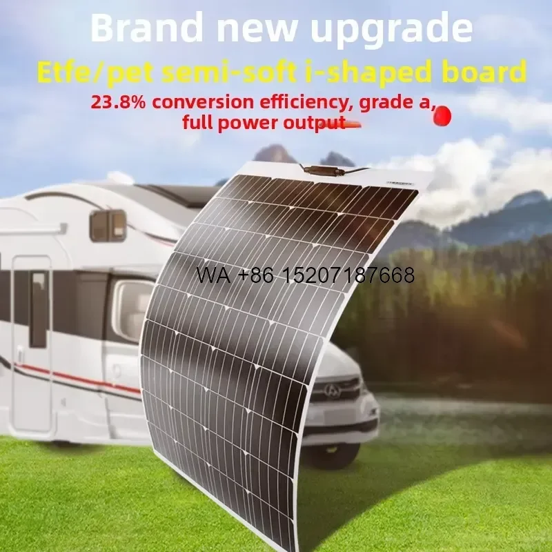 Wmwmnu for Stock Wholesale Flexible Semi-Flexible Monocrystalline Silicon Solar Panels 1500x670mm Photovoltaic Power