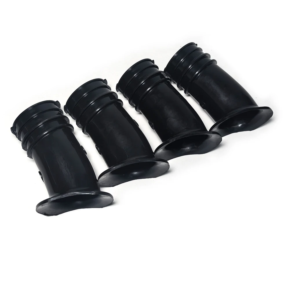 4PCS Motorcycle Carburetor Interface Intake Manifold Adapter Joint Boots Set For Yamaha VMAX 1200 Vmax1200 VMX12 1985-2007
