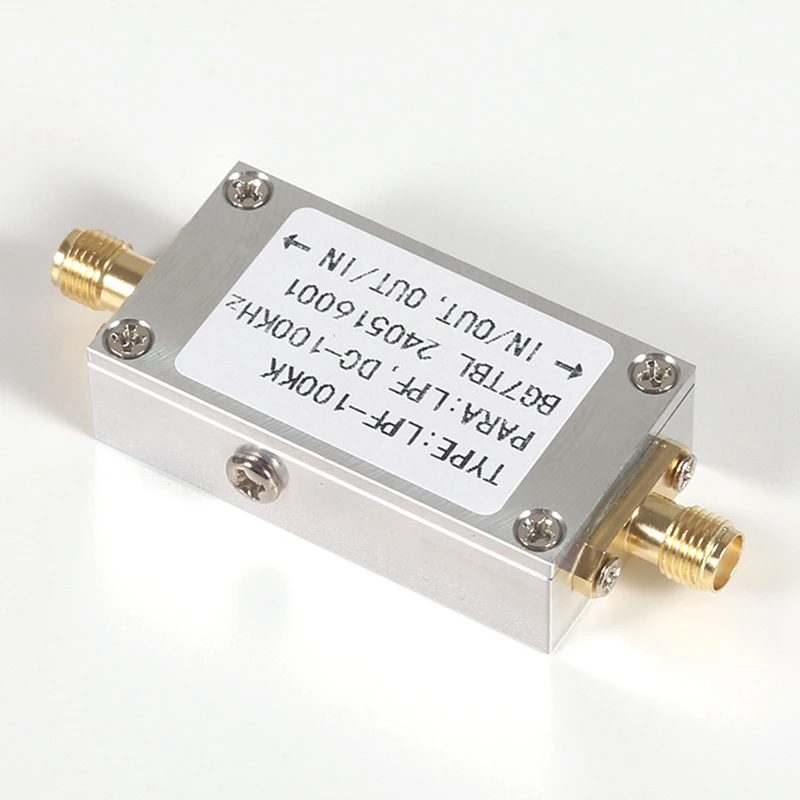 Фильтр нижних частот LC LPF 100K DC-100KHZ Интерфейс SMA LPF для FM-A22K