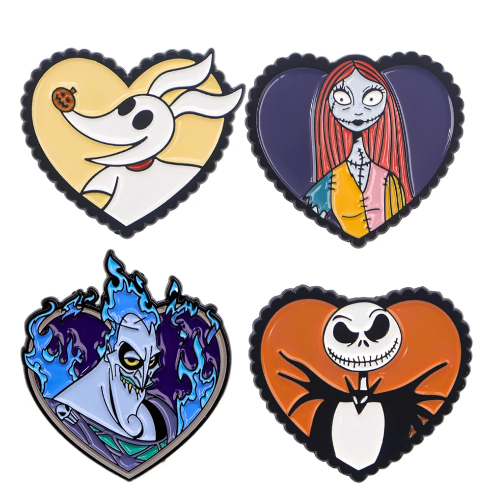 

Halloween Enamel Pins Brooches Woman Men Backpack Bags Badge Cartoon Fashion Lapel Jewelry Kids Friends Birthday Gifts