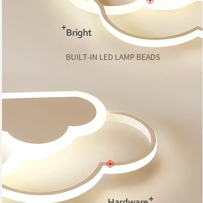 

Cartoon minimalist creative Cloud Ceiling Light LED Nordic style children's bedroom living room lamp