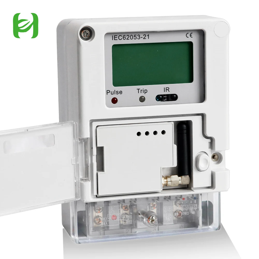 

China Manufacturer Single Phase Electricity Meter 3G/GPRS Smart Wifi Energy Meter