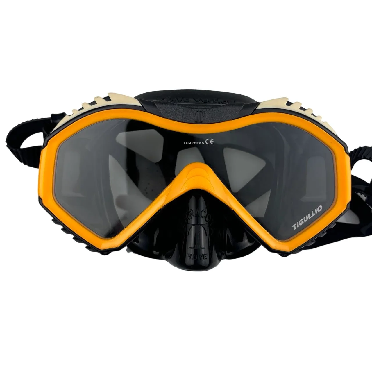 CE HD certified safety lenses Japanese materials in various colors for deep diving snorkeling diving mask