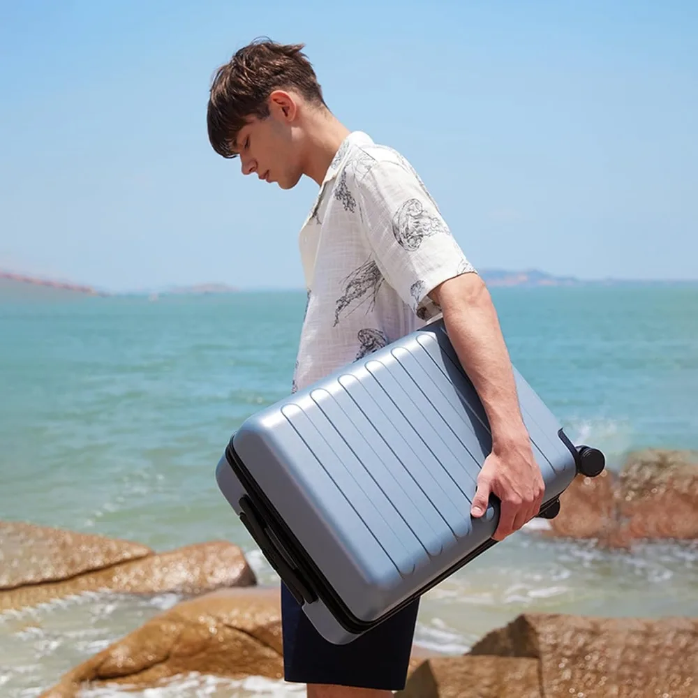 Two-Piece Luggage Set, Airline Approved Carry-On and Large Checked Bag with Spinner Wheels, Lightweight Hardshell for Travel