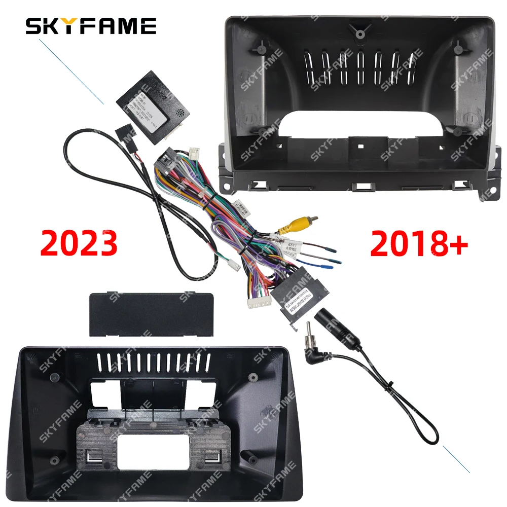 SKYFAME Car Frame Fascia Adapter Canbus Box Decoder Android Radio Dash Fitting Panel Kit For Great Wall Wingle 7