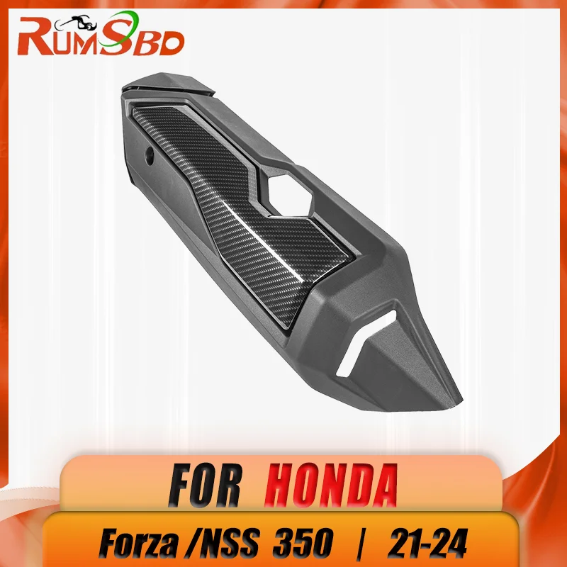 

For Honda Forza350 NSS350 2021 2022 2023 2024 Exhaust Muffler Protection Cover Motorcycle Pipe Heat Shield Shell