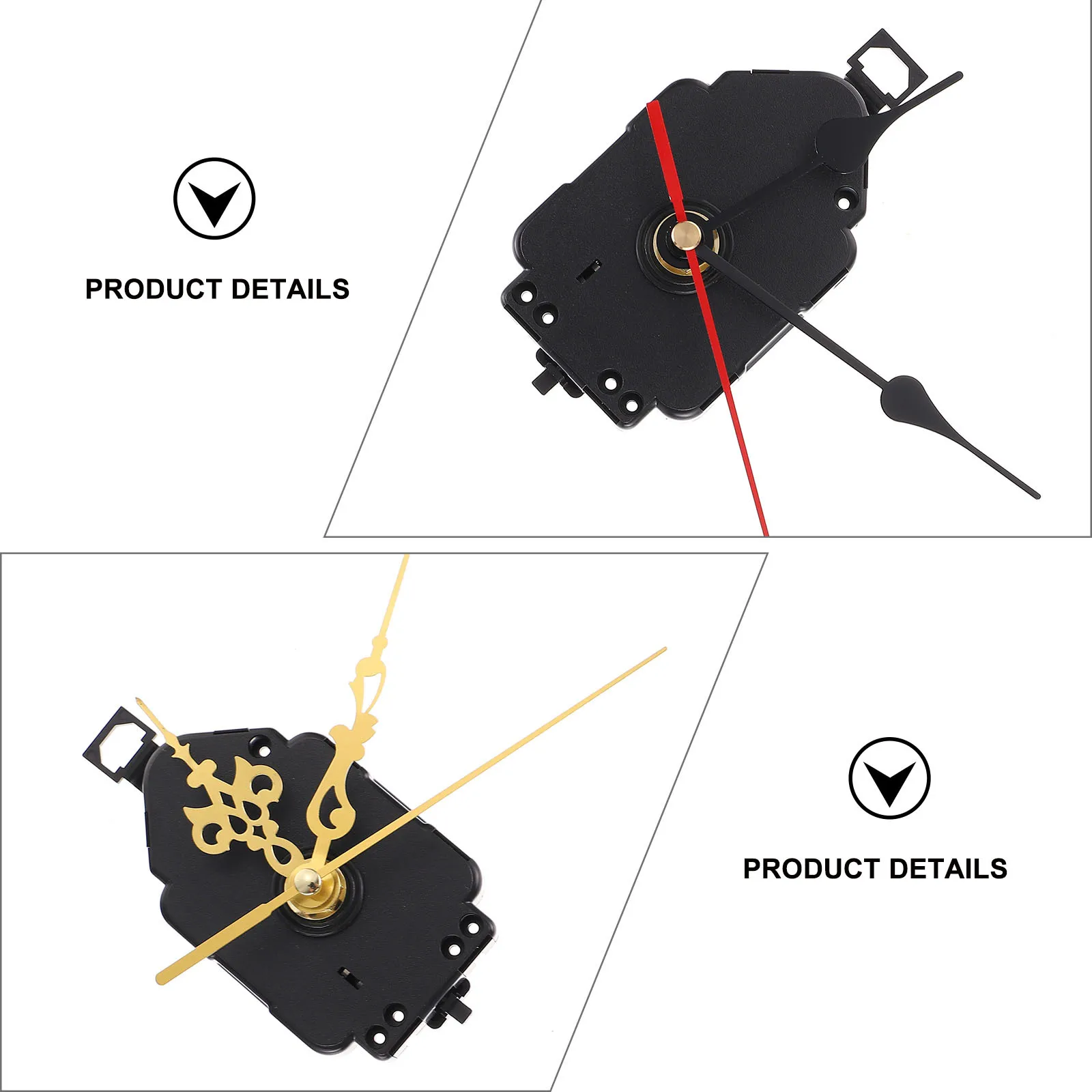 

1Set Wall Quartz Clock Movement Excellent Texture Long-Lasting DIY Clock Movement Replacement High-Grade Materials