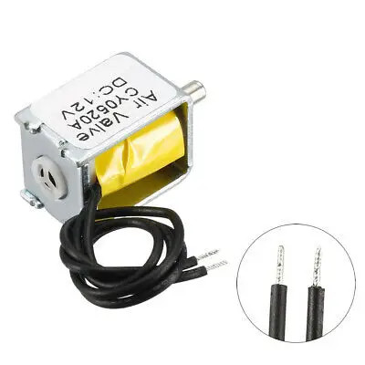 1pc Miniatur Magnetventil Stromlos Geöffnet DC12V 45mA Air Magnetventil