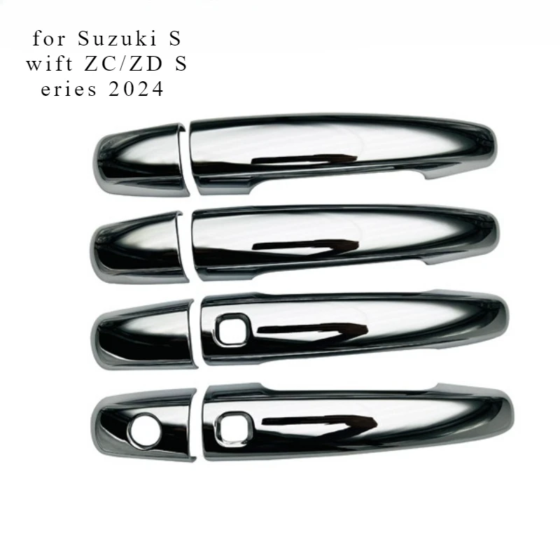 

Chrome Door Handle Cover Trim for Suzuki Swift ZC/ZD Series 2024 ABS Car Accessories Carbon Fiber Set Sticker Styling