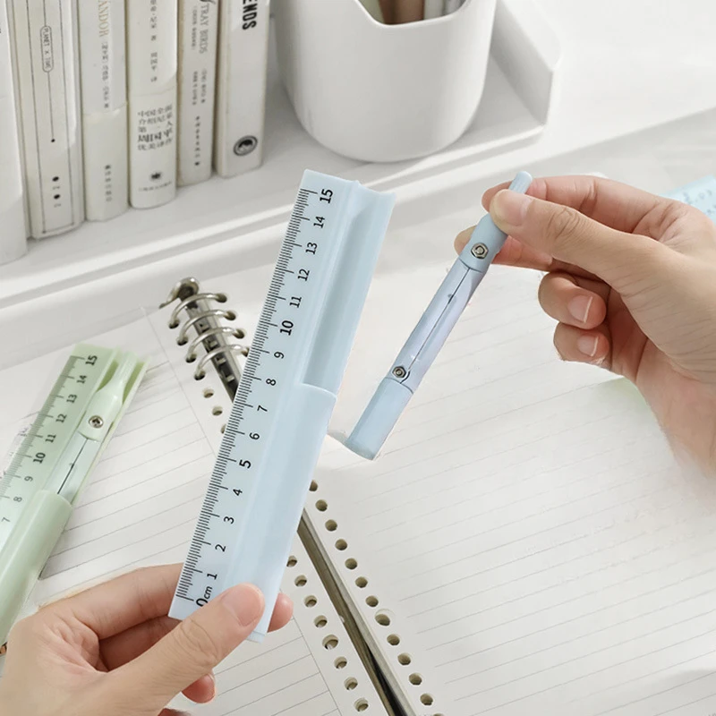 The New 3-in-1 Multi-function Compass and Ruler Integrate High-aesthetic Drawing Tools for Primary and Secondary Schools