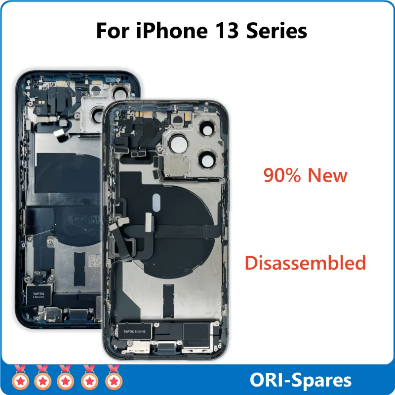 Middle Housing Frame with NFC Charging Wireless Flex Cable Assembly for iPhone 13 Pro Max, Used, 90% New