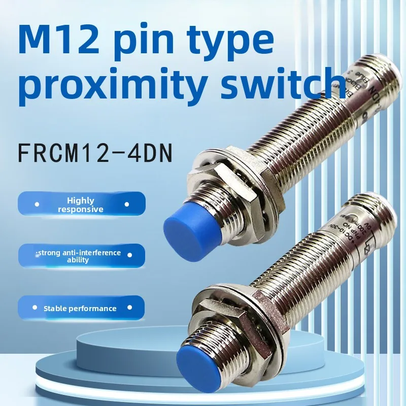 FRCM12-2DN2 proximity switch M12 pin type 4DP2 3 DO DC 4DN3NN professional normally open connector plug