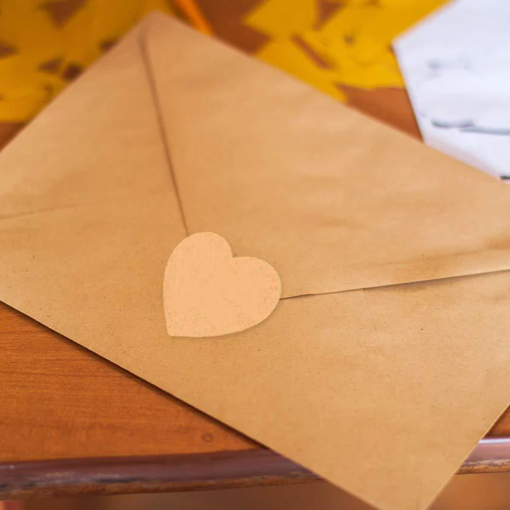 

Heart Shape Stickers Self Adhesive 2 Rolls Gift Packing Labels Valentines Day Wrapping Cute Candy Biscuit Notebook Folder Decor