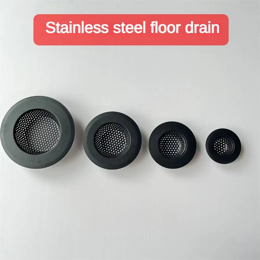 1/2/3PCS Stainless Steel Sink Filter Basin Drain Hole Hair Catcher Stopper Shower Floor Drain Strainer for Kitchen Bathroom