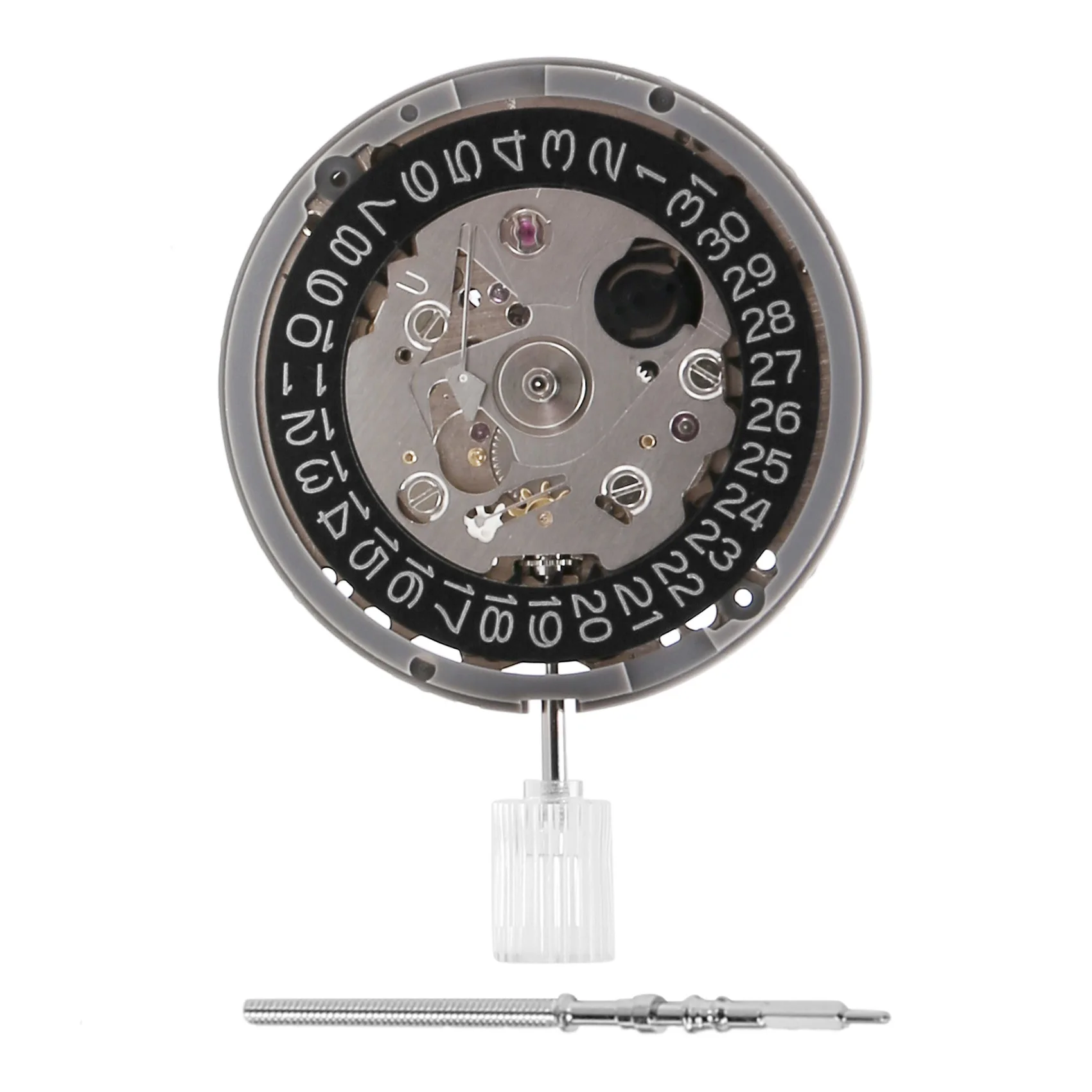 For SEIKO Japan NH35A Mechanical Watch Movement 24 Jewels NH35 Automatic Mechanism 3.8 O'clock Black
