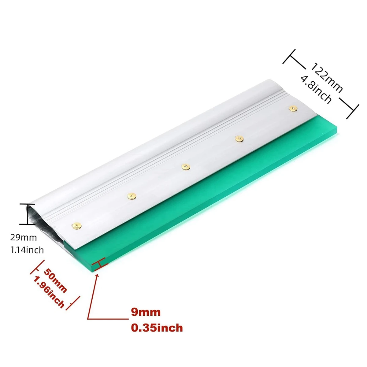 65-90A Silk Stencil Screen Printing Squeegee Printmaking Squeegee Rubber Squeegee with Handle Silk Screen Printing Ink Scraper