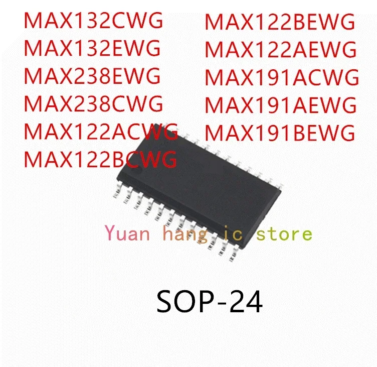 

10PCS MAX132CWG MAX132EWG MAX238EWG MAX238CWG MAX122ACWG MAX122BCWG MAX122BEWG MAX122AEWG MAX191ACWG MAX191AEWG MAX191BEWG IC