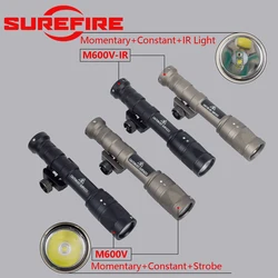 SureFire táctico M300 M600 actualización M300V IR M600V IR infrarrojo LED luz de explorador linterna caza montaje en riel arma luz