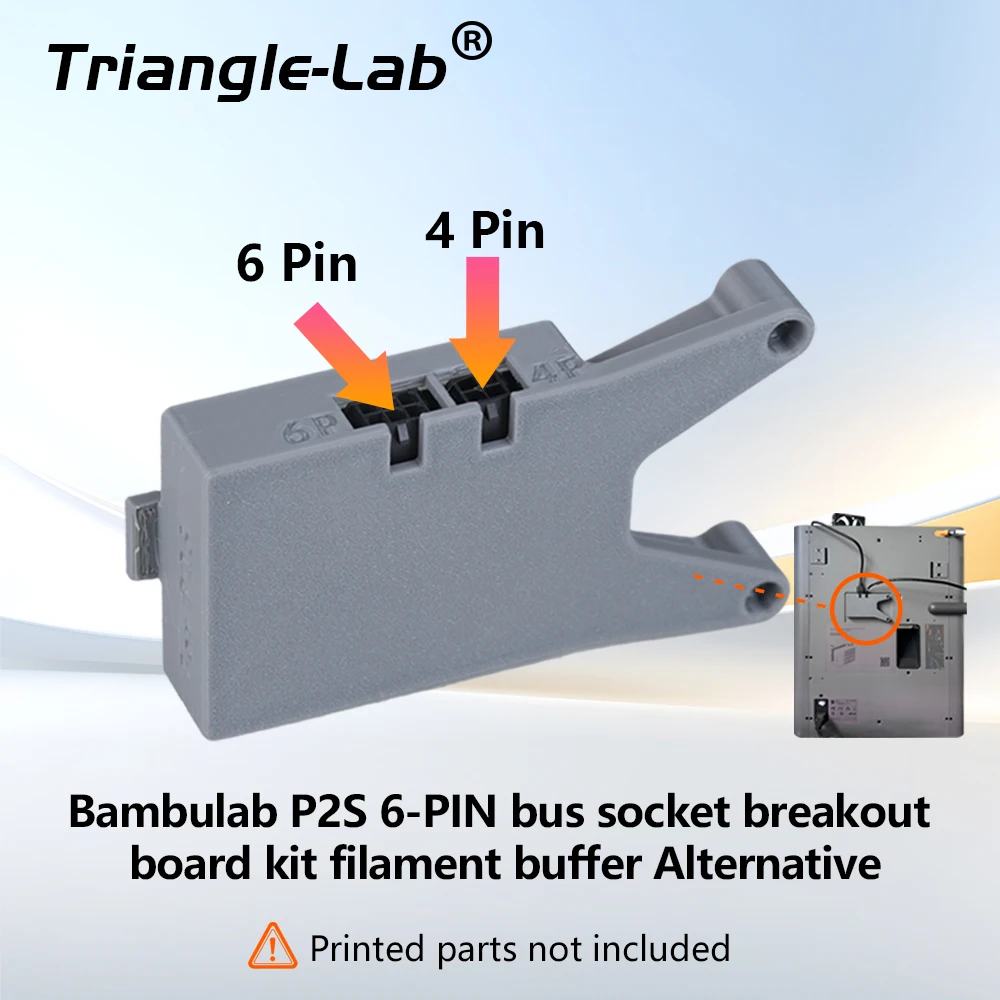 Trianglelab® P2S 6-PIN Bus Socket Breakout Board Kit