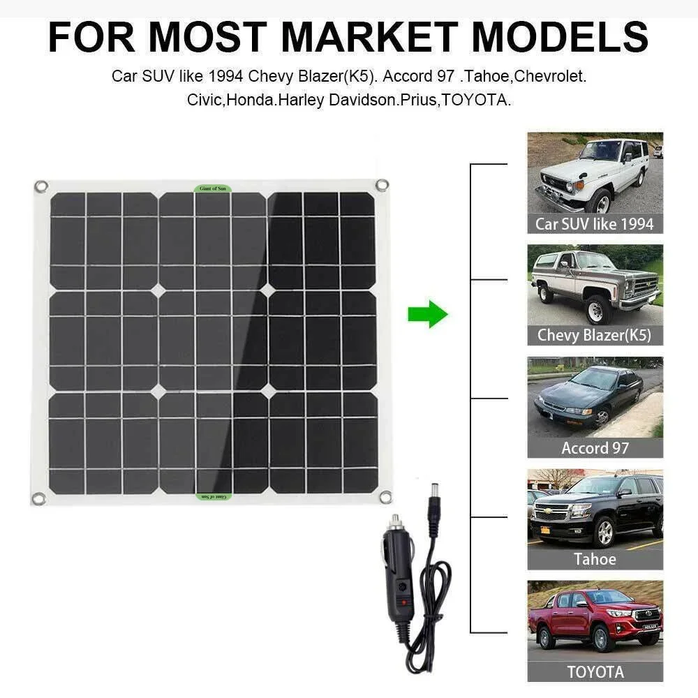 Imagem -06 - Controlador do Painel Solar para o Telefone rv Car Mp3 Charger Outdoor Camping Bateria Supply Célula Solar 600w 12v 100a