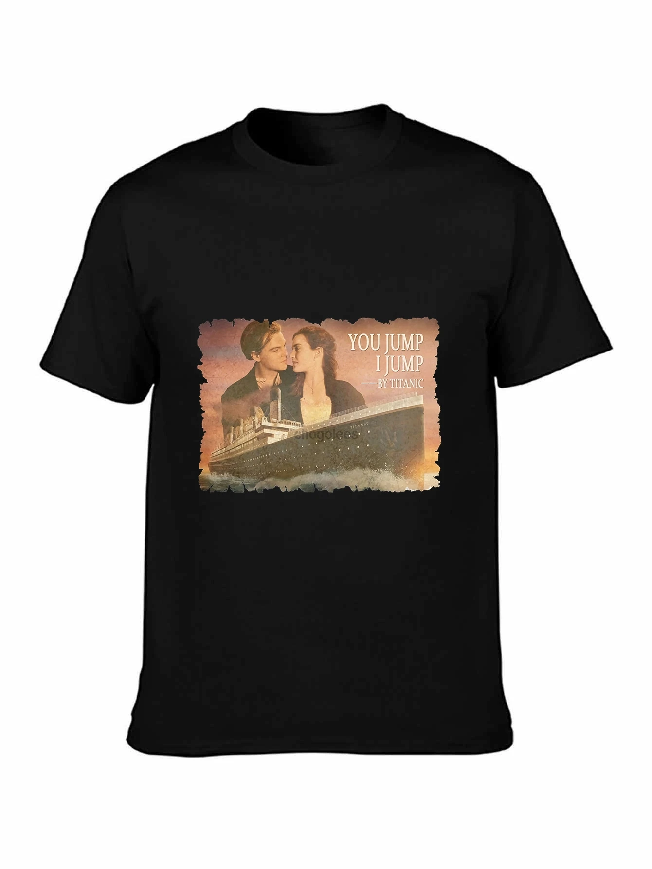 Leonardo dicaprio titanic tshirt-AliExpress