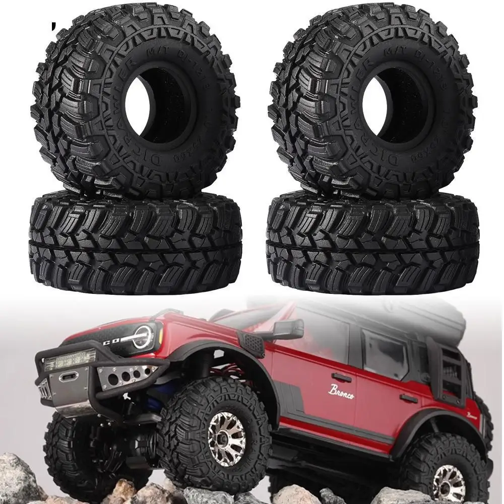 

1 Inch Enlarge And Widen Super Soft Tires 60x25mm 1/24 Rc Crawler Truck Car Parts For Axial Scx24 Fms Fms24 1/18 Trax/as Trx4m