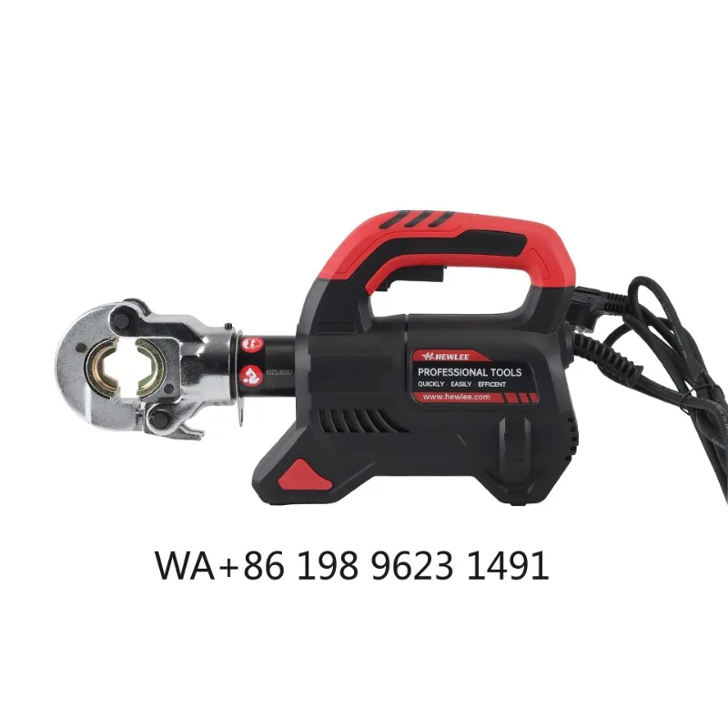 Lightweight crimping pliers, hydraulic driven design for efficient cable terminal connection and  construction