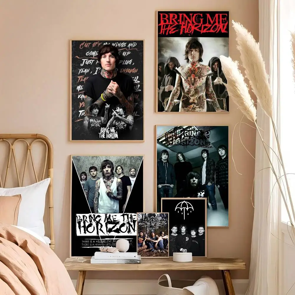 Rock Band B-Bring M-Me The H-Horizon Whitepaper Poster HD Quality Poster Wall Art Painting Study Room Wall Decor