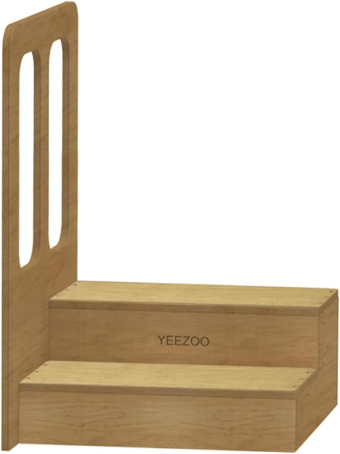 

Wooden Two Steps with Handle Large 2 Steps Stool for high Bed Solid Wood 2 Steps to get in Out of Bed Easily for Elderly 25 4