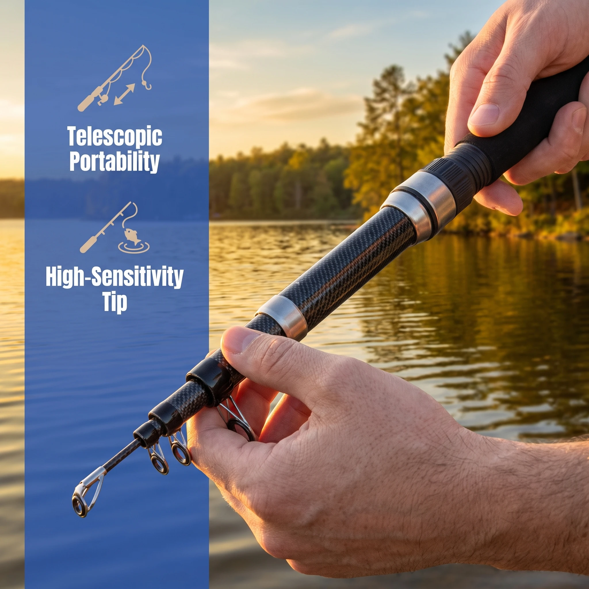 Carbon Telescopic Spinning Fis - đánh giá và giá Fishing Equipment Online