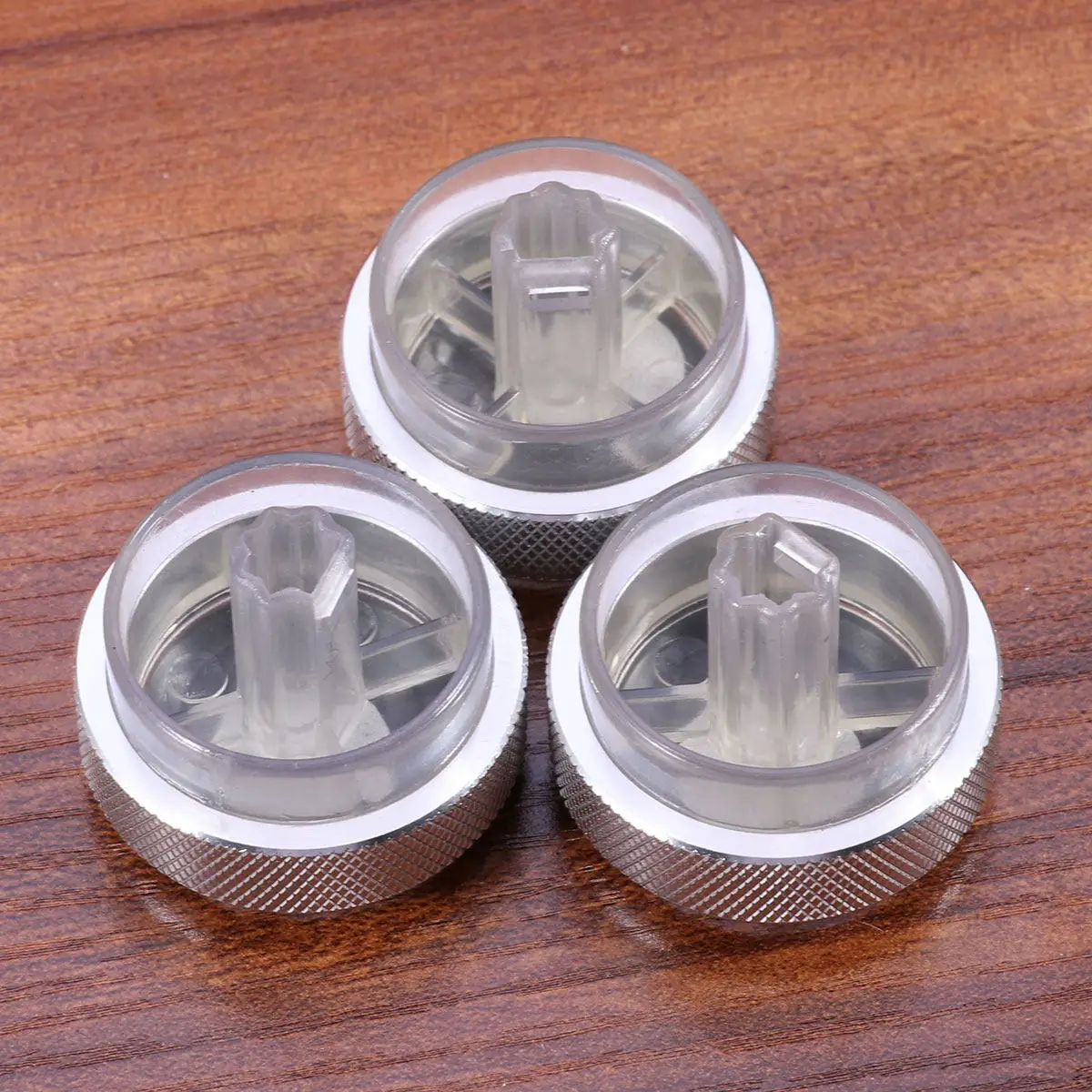 

3Pcs Air Conditioning Switch Button Silver for 2 3 Ac Knob Replacement Car Air Conditioner Control Panel Auto Parts