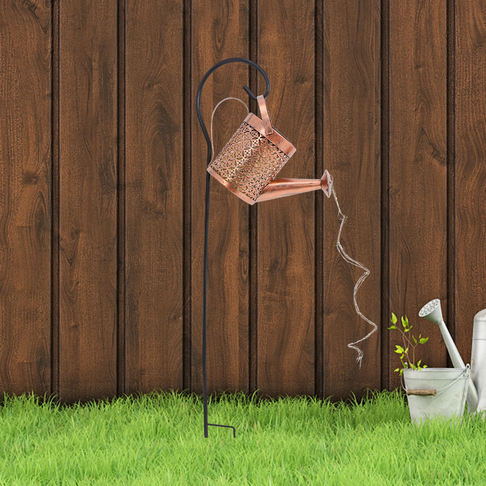 

Kettle Waterproof Outdoor Garden Decorative Lawn Solar Light Yard Lamp Solar Courtyard Lamp Park Light For Pathway Driveway