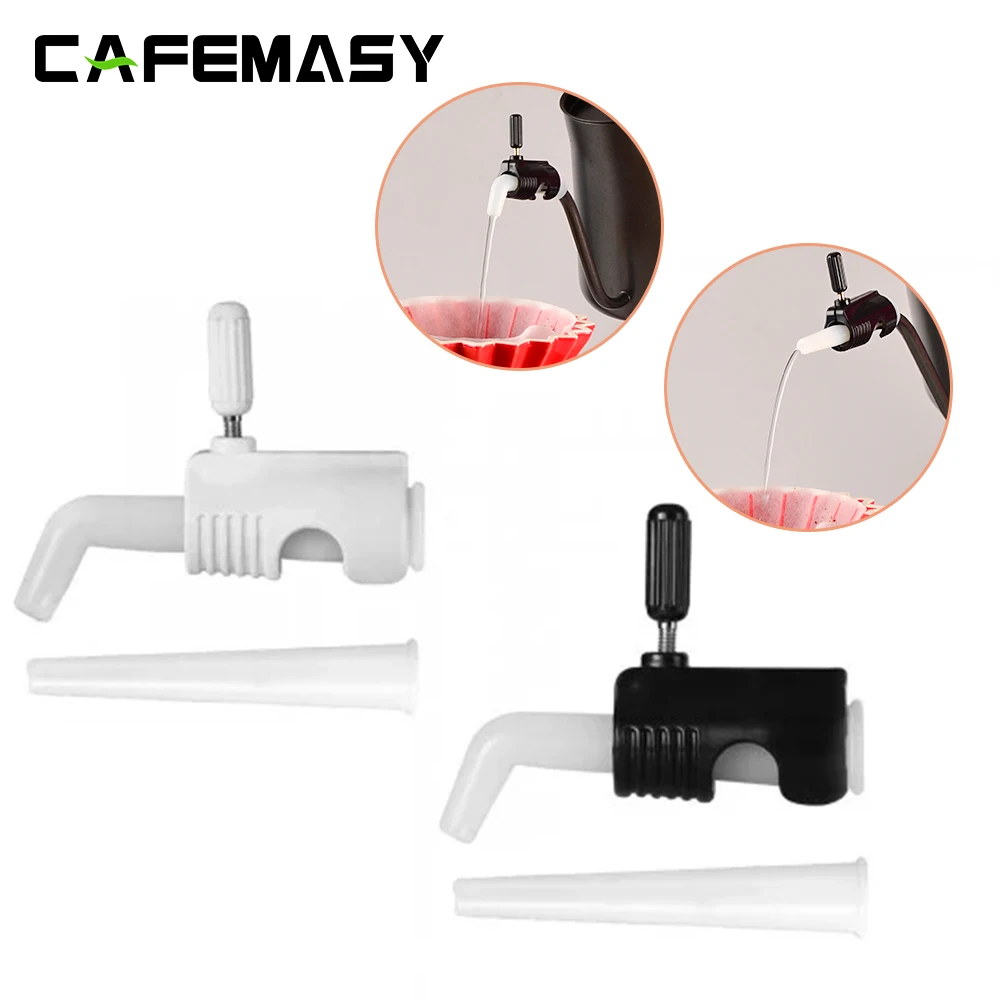 Hand Brew Coffee Pot Coffee Flow Regulator Anti-High Temperature Silicone Thin Mouth Gooseneck Coffee Kettle Flow Regulator