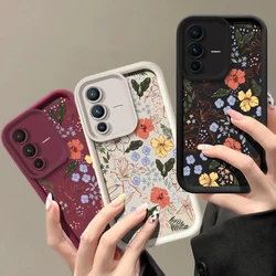 Flowers Plants Leaves Case For Vivo V25 V25E V27 V27E V29 V29E V30 V30E V30SE V40 V40SE Pro Lite Silicone Soft Phone Cover Funda