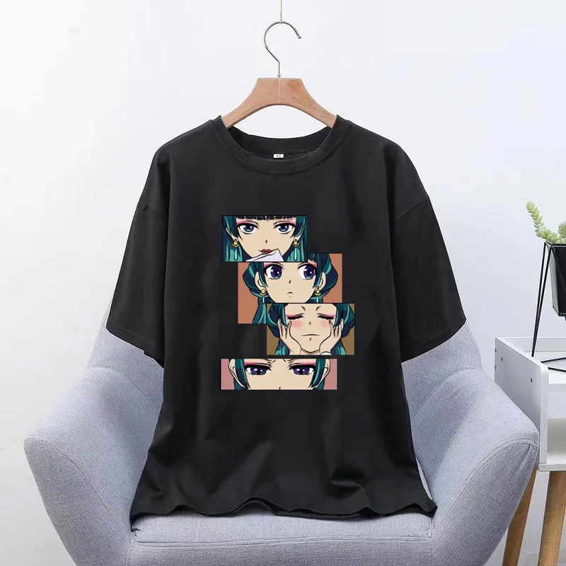 

Новая женская рубашка в стиле Харадзюку в стиле аниме, милая женская футболка с рисунком «Дневники аниме», топы