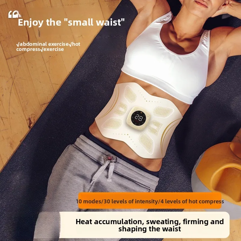 

Smart Heating EMS Belt , Abdominal Toning & Uterine Warmth Massager, Rechargeable Home Fitness