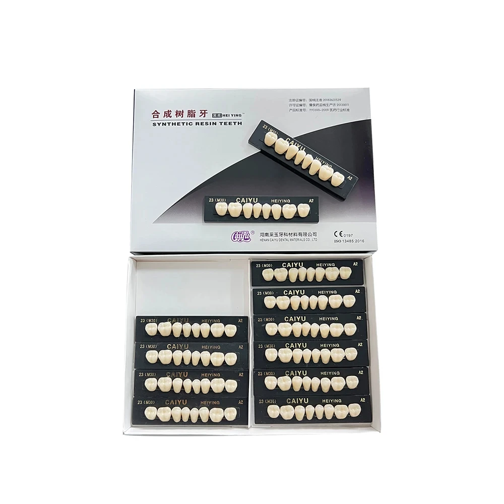 Picture 3: Dental Resin Teeth Anterior Posterior Full Mouth Set Teeth Mouth Fake Oral Care A1 A2 A3 Synthetic Polymer Resin False Teeth