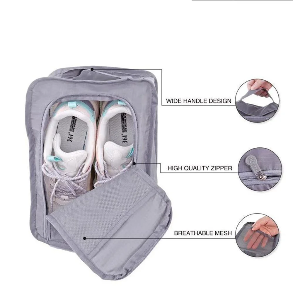 4 colori Multi Function borse da viaggio portatili borse da toilette custodia per trucco cosmetico Organizer borse per scarpe da viaggio borsa portaoggetti