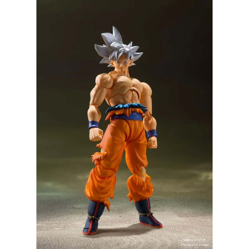 100% Original Bandai S.H.Figuarts SHF Son Goku Ultra Instinct Dragon Ball Super In Stock Anime Action Collection Figures Model