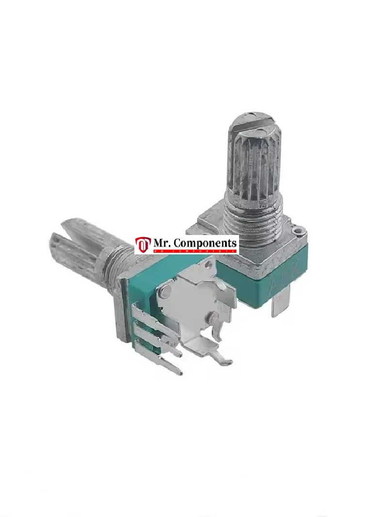 R097 precision potentiometer vertical single link with bracket handle 15mm no gear, 3-pin B10K 2K 5K 100K 500K A5K A50K A500K