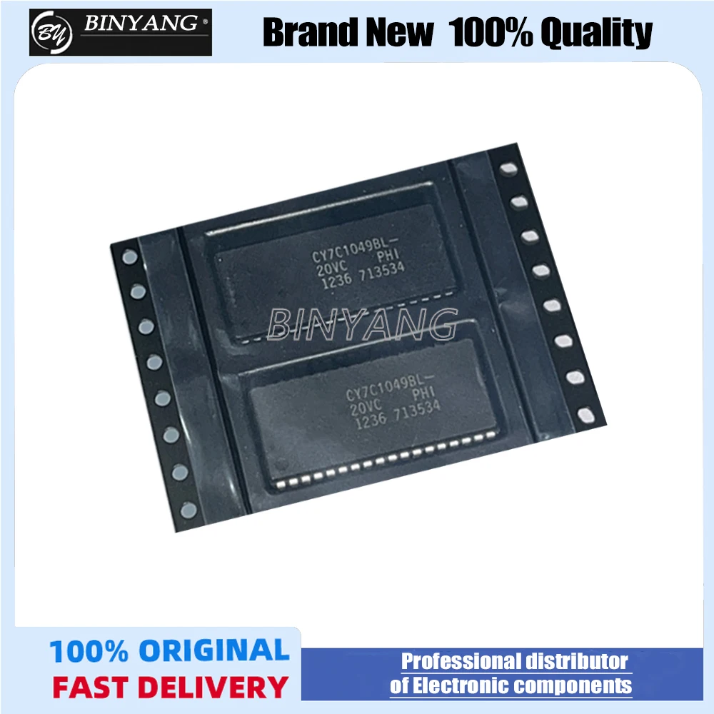 Original CY7C1049BL-20VC CY7C1049BL-20VI TSOP44 static memory