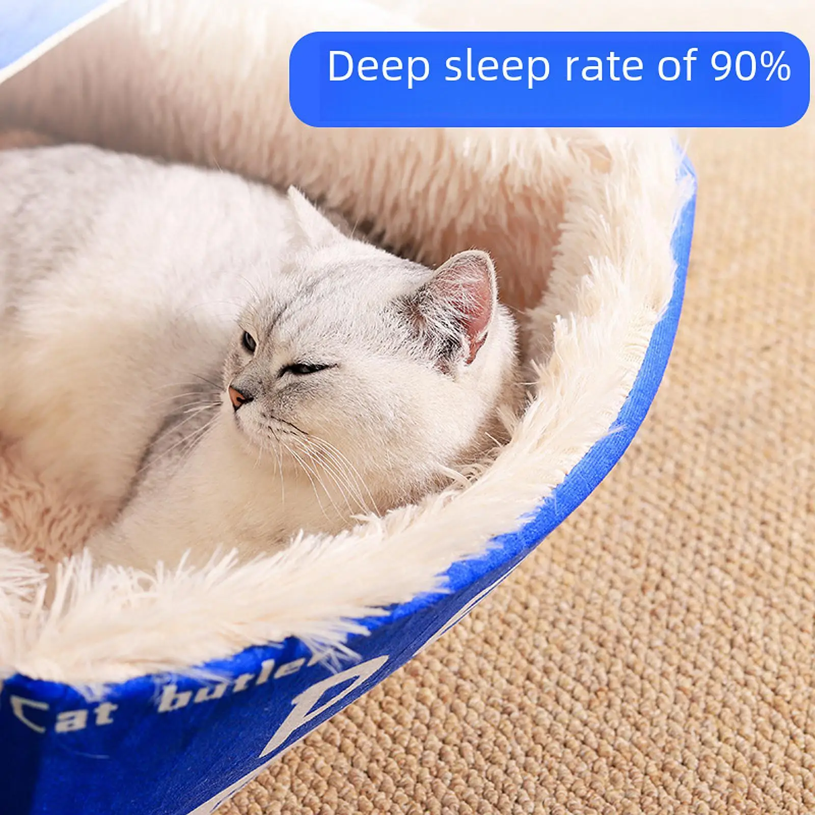 

Pet Bed Snack Box Cozy Portable Compact Soft Kitten Warm House Cat Tent for All Seasons Puppy Kitten Small Medium Dogs and Cats