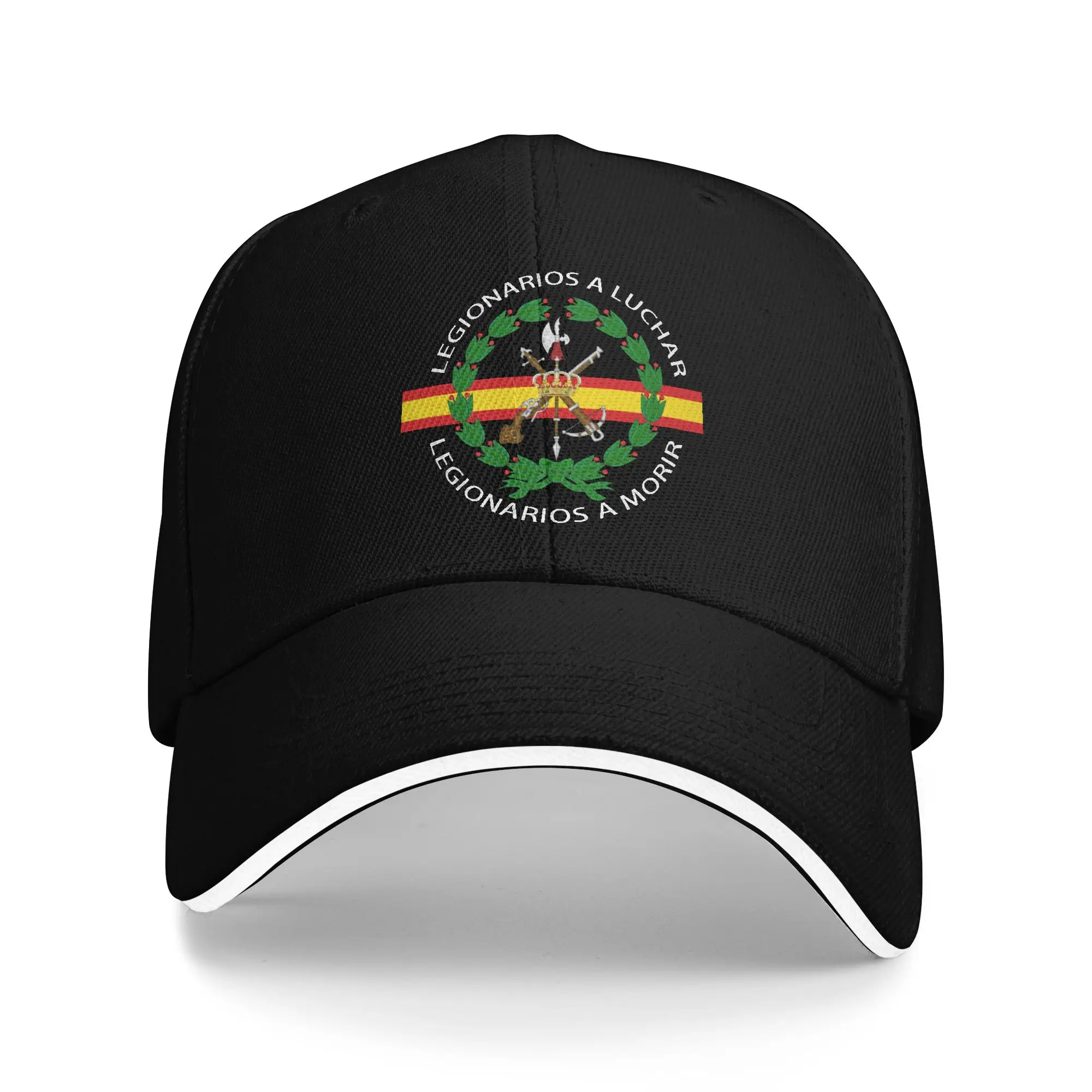 Custom Classic Spain Flag Coat Of Arms Baseball Cap for Men Women Adjustable Adult Spanish Proud Dad Hat Hip Hop