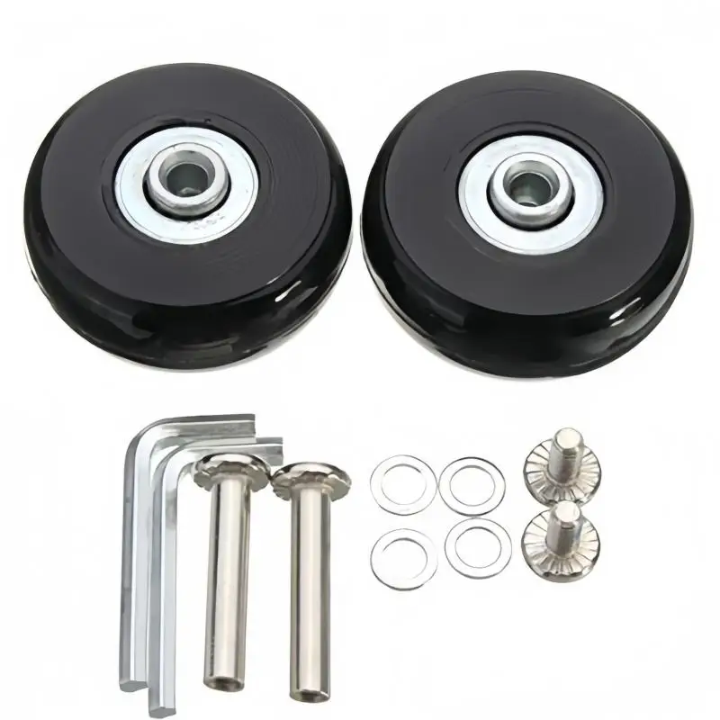 4Pcs Trolley Accessories Silent Luggage Box Replacement Wheels Universal Wheels Wear Resistant Password Box Travel Box Roller