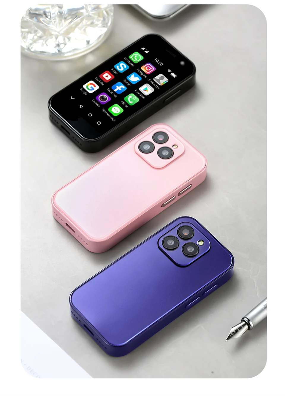 Smartphone Mini 4G Android 9.0 3GB+64GB