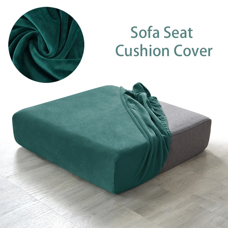 Juste de Coussin de Canapé en Velours pour Salon, artificiel astique, Doux, Solide, Protecteur de Meubles, Décor de Commande, 11 Tan