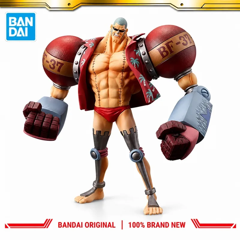 

In Stock Bandai Original Banpresto One Piece Franky Action Figure Model Doll Brand New Boxed Anime Characters Toys Model Garage