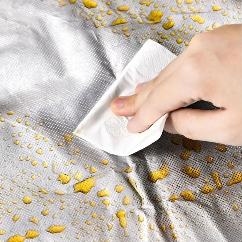 Fabric Insulated Food Wrap Self-Adhering Aluminum Foil Thermal Wrap Cloth Lemon Yellow Thermal Insulation
