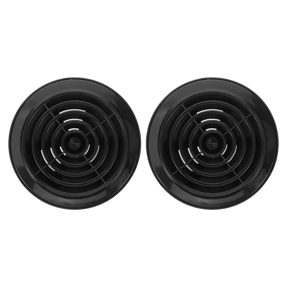 

2pcs Air Conditioner Outlet Panel RV Vent Cover Adjustable Louvered Flush Grille Boat Yacht Ceiling Car Accessories