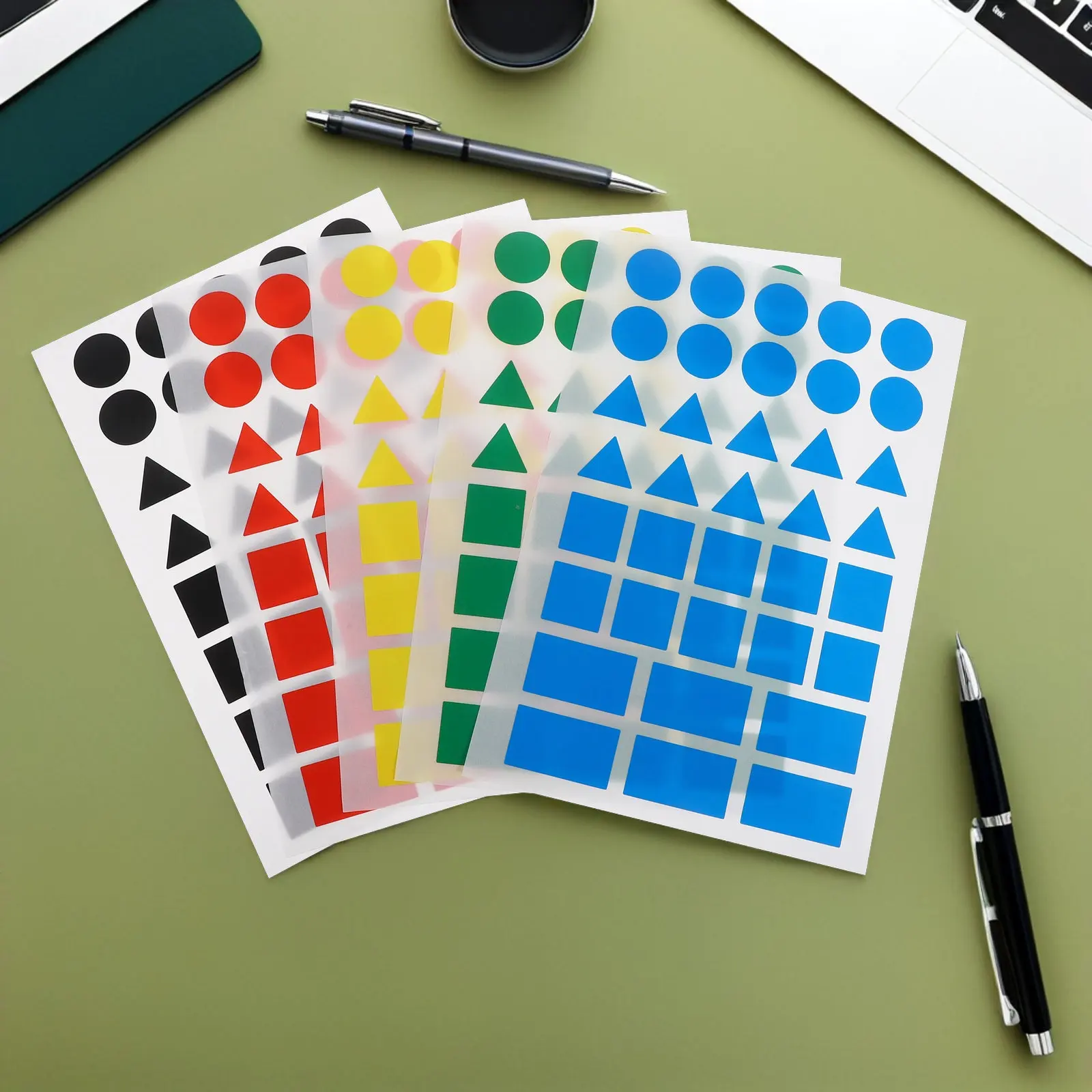 

Color Coding Stickers Removable Bright Office Labels for Organizing Paper Files and Documents Tags